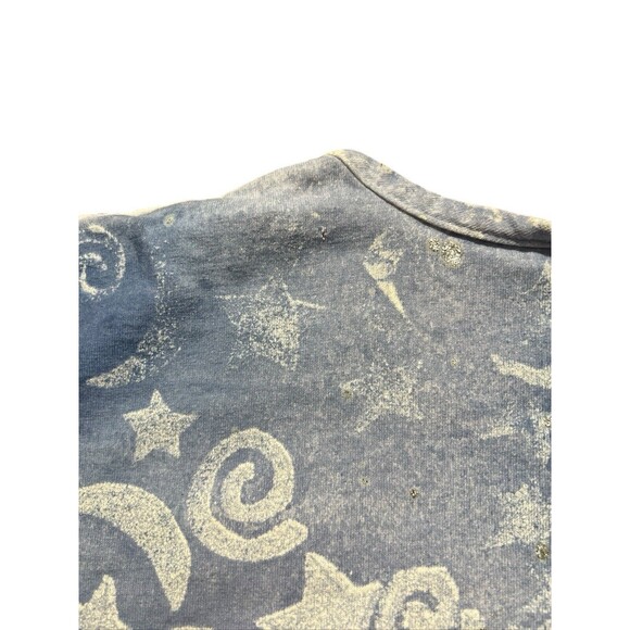 Vtg EZL Sun Moon Stars All Over Print Shirt USA Psychedelic Celestial 90s - Picture 5 of 11